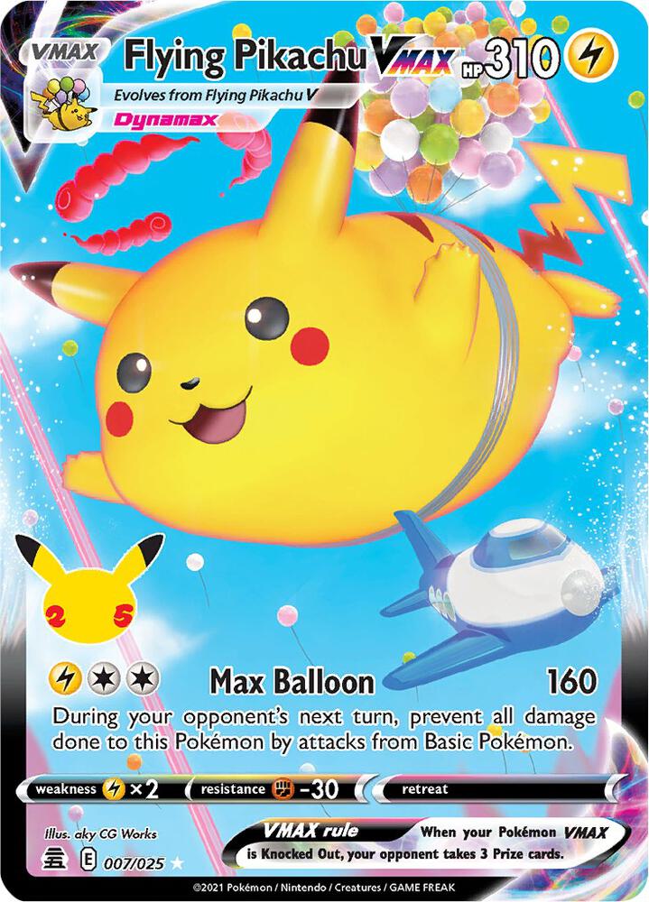 Flying Pikachu VMAX 007