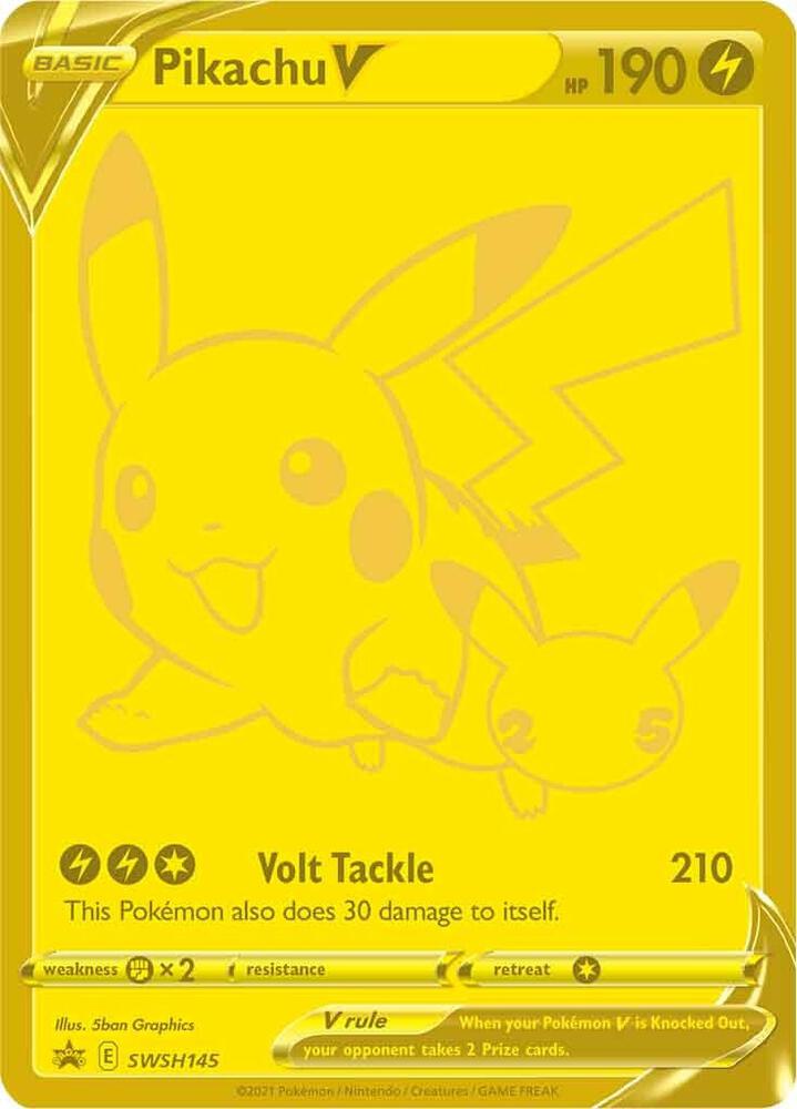 Pikachu V - SWSH145 Promo