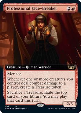 Professional Face-Breaker Creature (Extended Art)