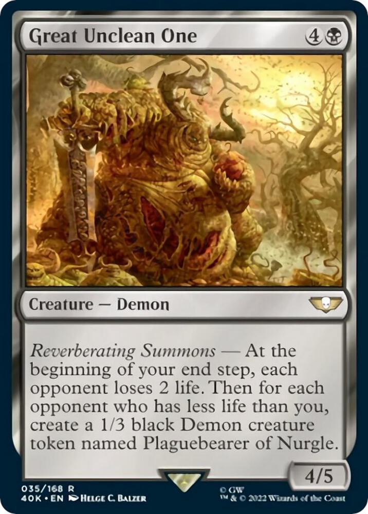 Great Unclean One Creature