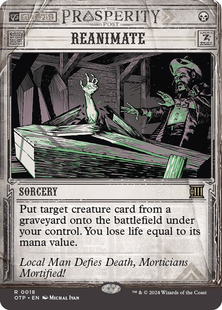 Reanimate Sorcery NM