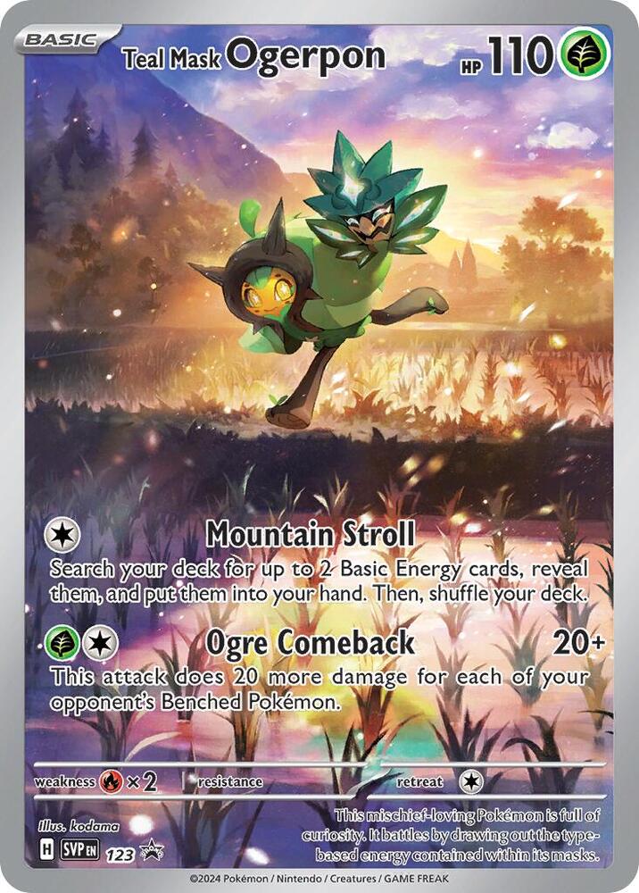 Teal Mask Ogerpon - 123 Promo NM