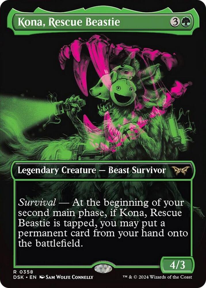 Kona, Rescue Beastie (Showcase) Legendary Creature NM