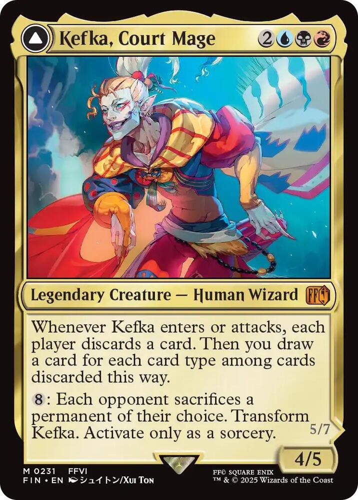 Kefka, Court Mage Legendary Creature NM