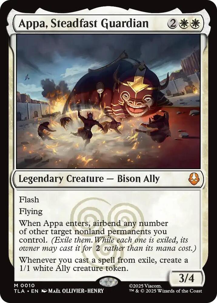 Appa, Steadfast Guardian Legendary Creature NM