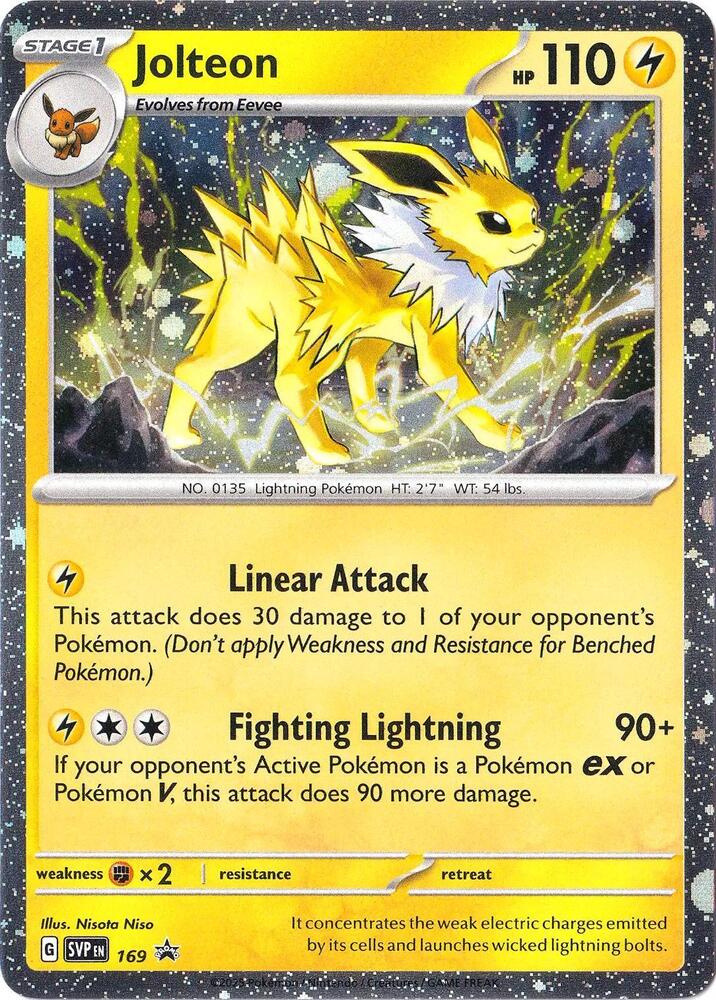 Jolteon - 169 (Cosmos Holo) Promo NM