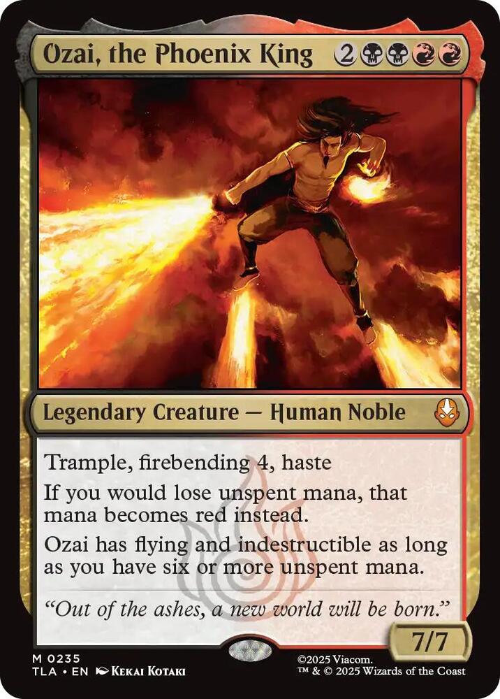 Ozai, the Phoenix King Legendary Creature
