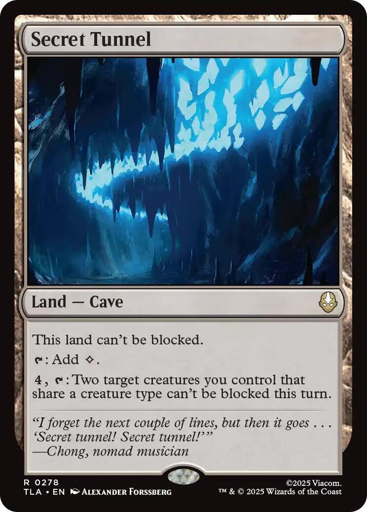 Secret Tunnel Foil Land NM