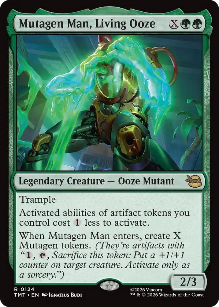 Mutagen Man, Living Ooze Legendary Creature NM