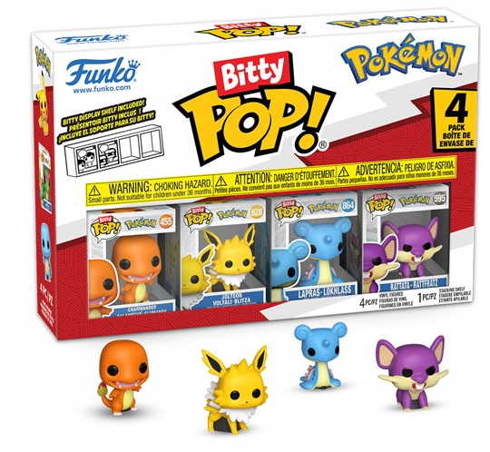 Pokemon Charmander Funko Bitty Pop! Mini-Figure 4-Pack