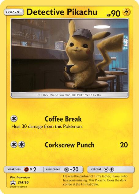 Detective Pikachu - SM190 Promo