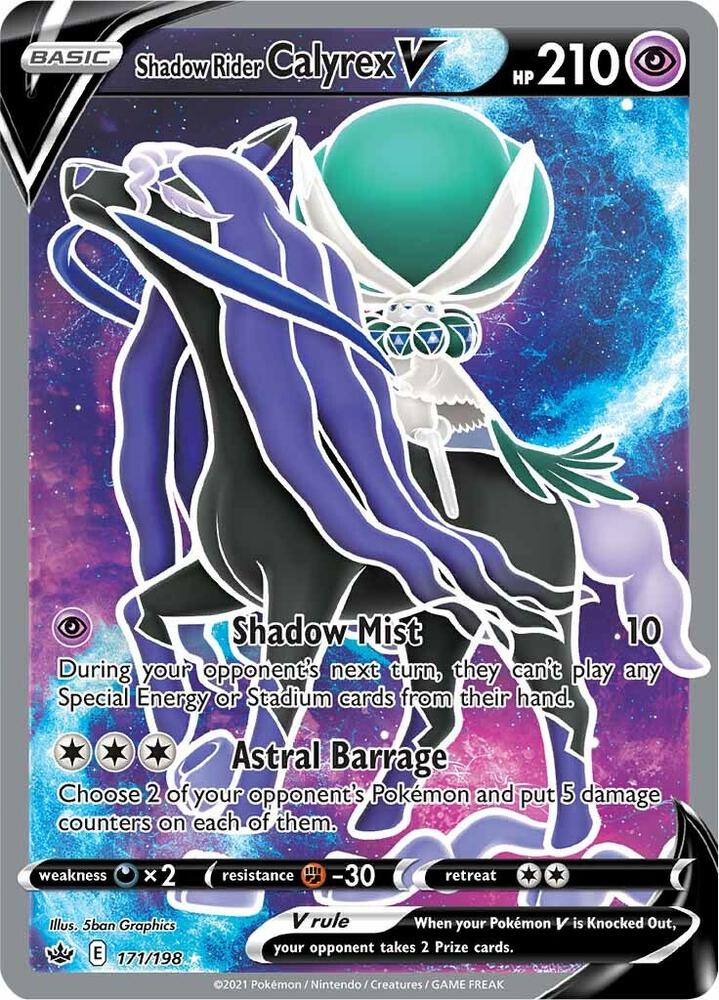 Shadow Rider Calyrex V 171/198