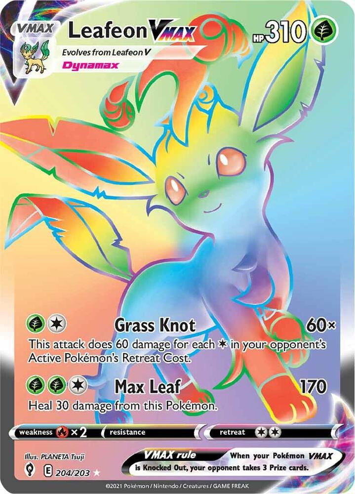 Leafeon VMAX 204/203