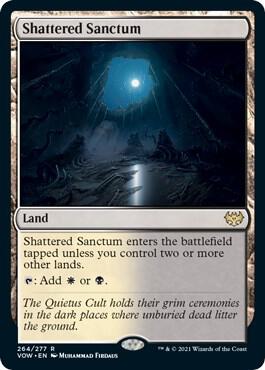 Shattered Sanctum Land NM