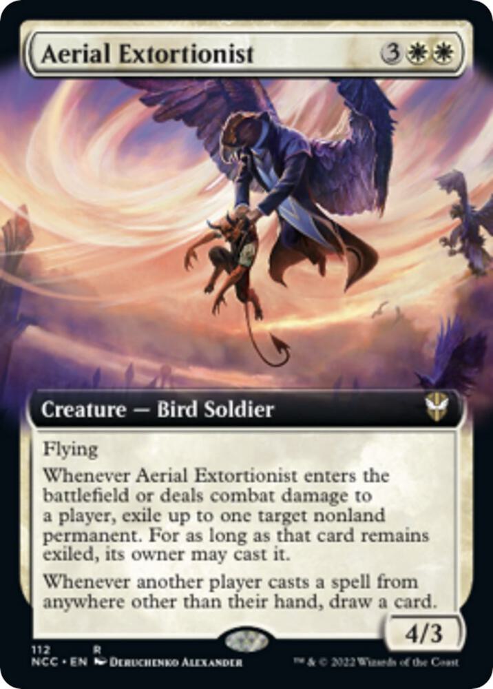 Aerial Extortionist Creature (Extended Art)