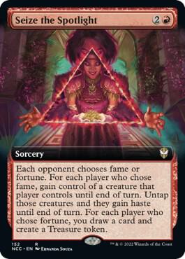 Seize the Spotlight Sorcery (Extended Art)