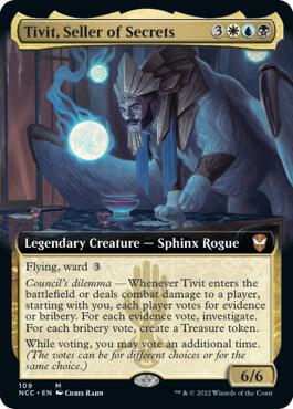 Tivit, Seller of Secrets Legendary Creature (Extended Art)