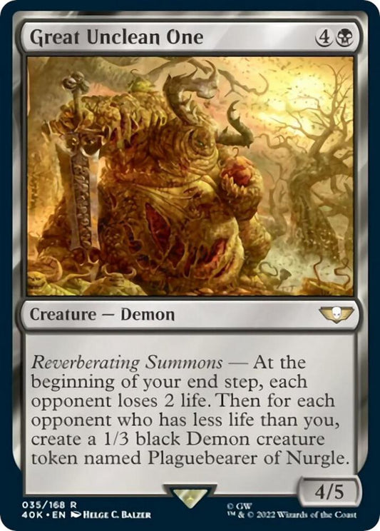 Great Unclean One Creature