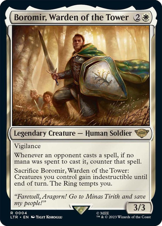 Boromir, Warden of the Tower Legendary Creature NM