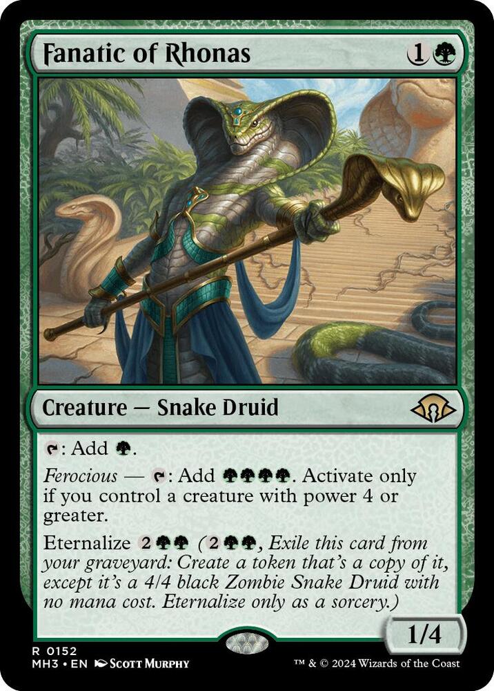Fanatic of Rhonas (Foil) Creature NM