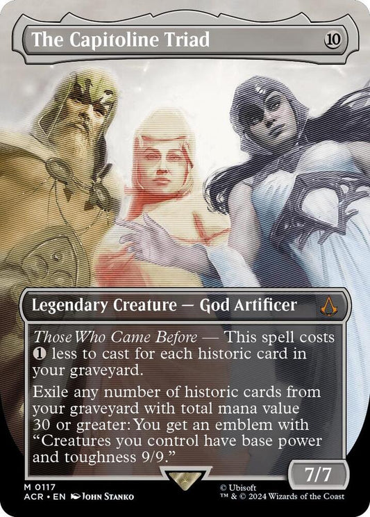 The Capitoline Triad (Borderless) Legendary Creature NM