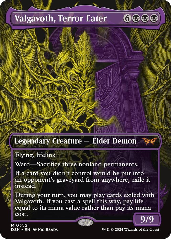 Valgavoth, Terror Eater (Showcase) Legendary Creature NM