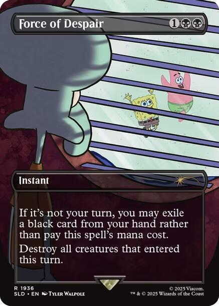 Force of Despair (Borderless) (Foil) Instant NM