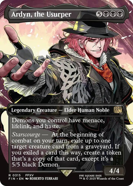 Ardyn, the Usurper (0315) (Borderless) (Foil) Legendary Creature NM