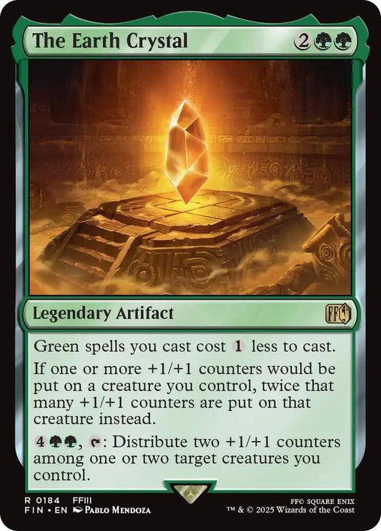 The Earth Crystal Legendary Artifact NM