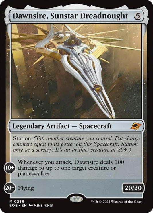 Dawnsire, Sunstar Dreadnought Legendary Artifact NM