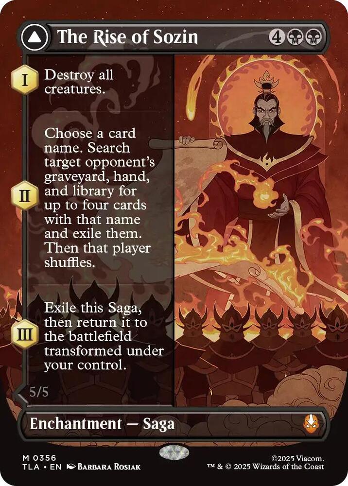 The Rise of Sozin Enchantment (Borderless)