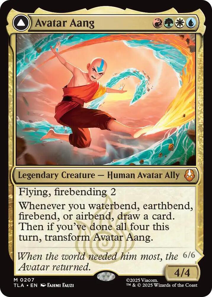 Avatar Aang Legendary Creature NM
