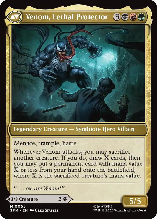 Eddie Brock // Venom, Lethal Protector Legendary Creature