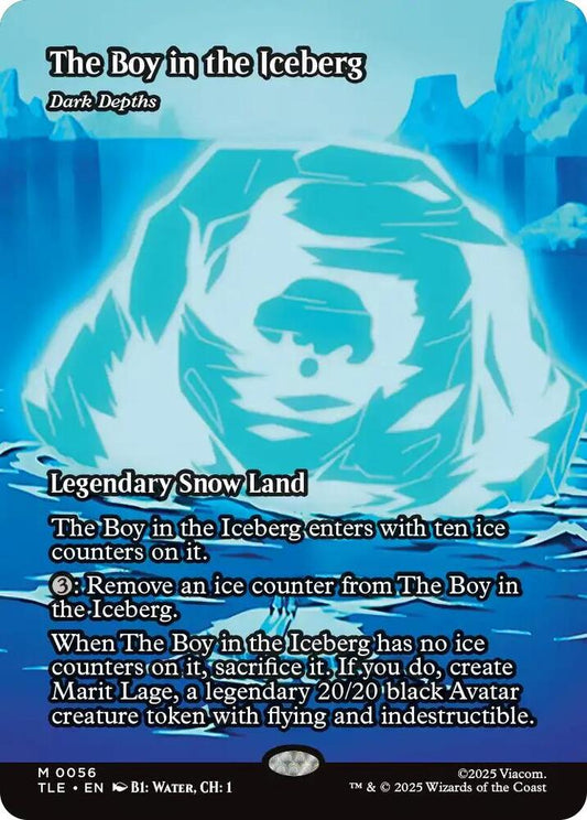 The Boy in the Iceberg - Dark Depths (Borderless) Land NM