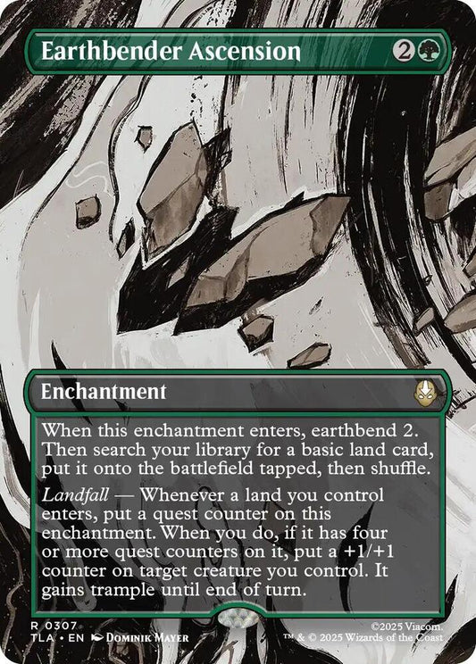 Earthbender Ascension (Borderless) Enchantment NM
