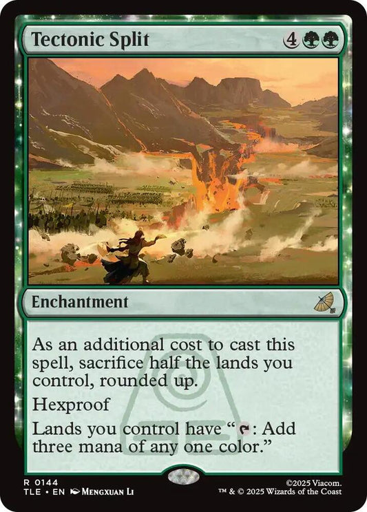 Tectonic Split (Foil) Enchantment NM