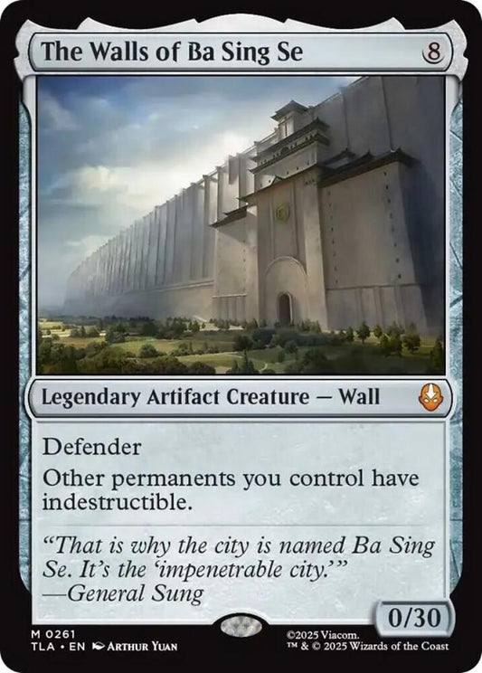 The Walls of Ba Sing Se (Foil) Legendary Artifact Creature NM