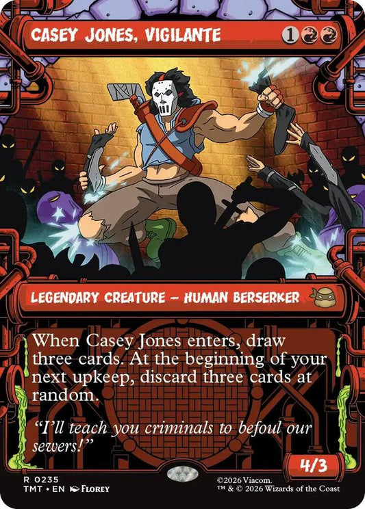 Casey Jones, Vigilante (0235) (Showcase) Legendary Creature NM