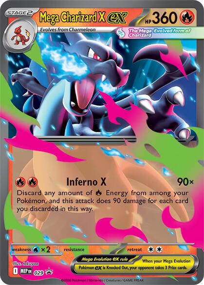 Mega Charizard X ex - 029 Promo NM