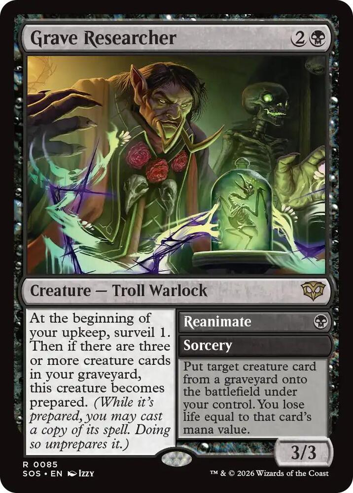 Grave Researcher Creature