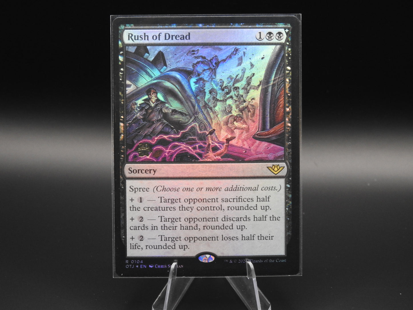 Rush of Dread (Prerelease) (Foil)