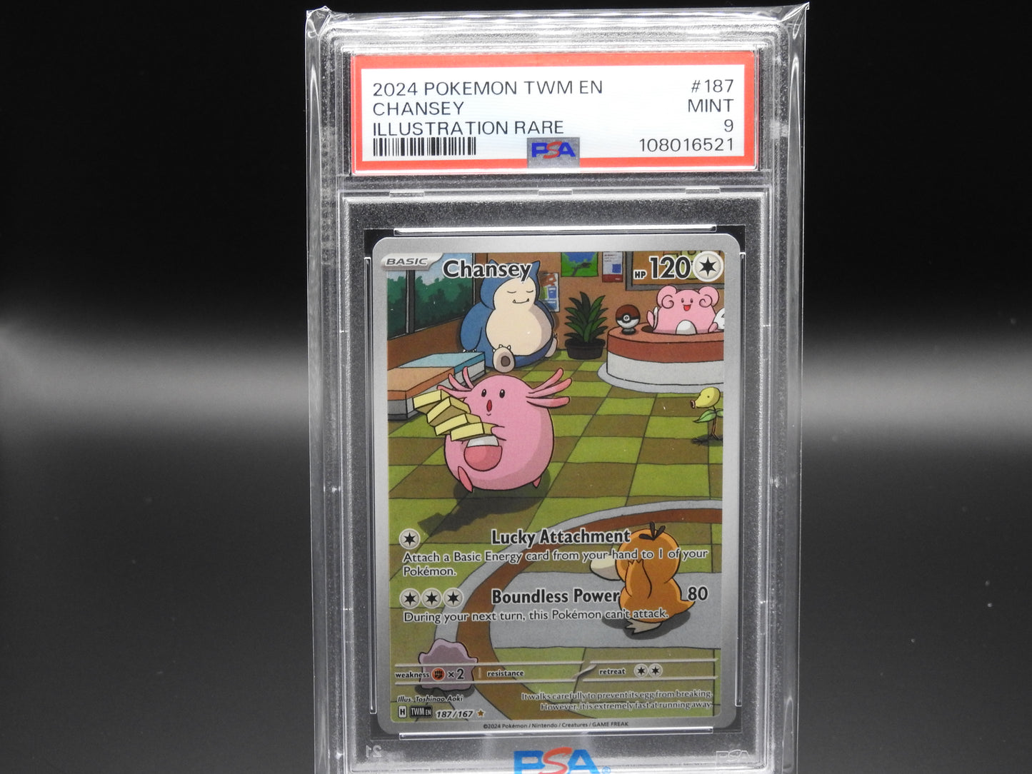 PSA 9 Chansey 187/167