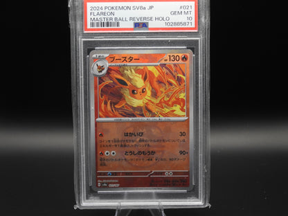PSA 10 Eevee + Evolutions JP Reverse Masterball