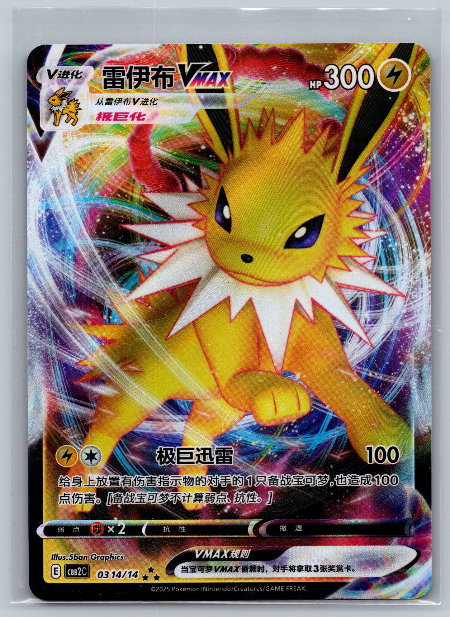 Jolteon Vmax 0314/14