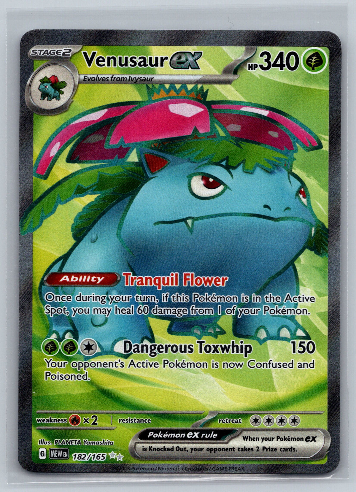 Venusaur ex - 182/165 - SV: Scarlet & Violet 151
