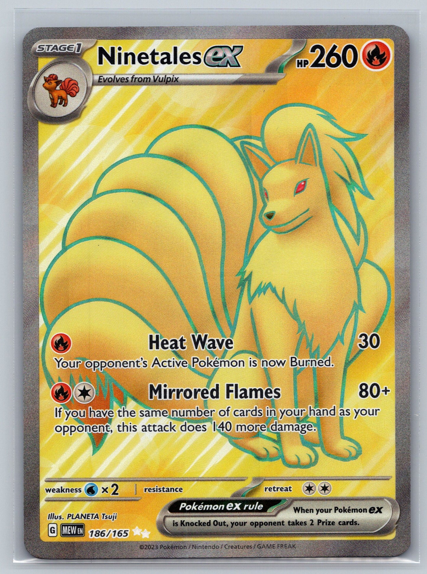 Ninetales ex - 186/165 - SV: Scarlet & Violet 151