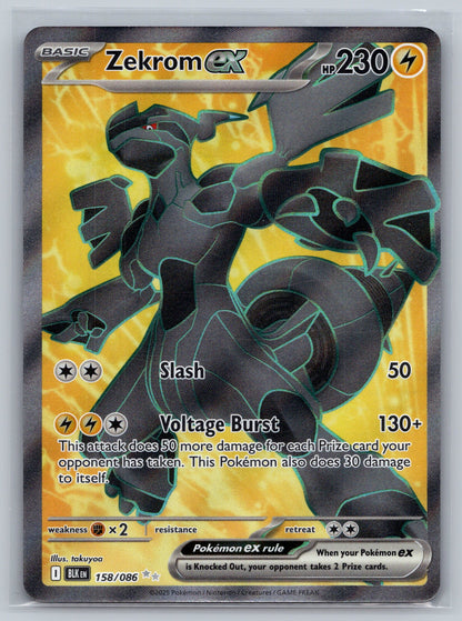 Zekrom ex - 158/086 - SV: Black Bolt